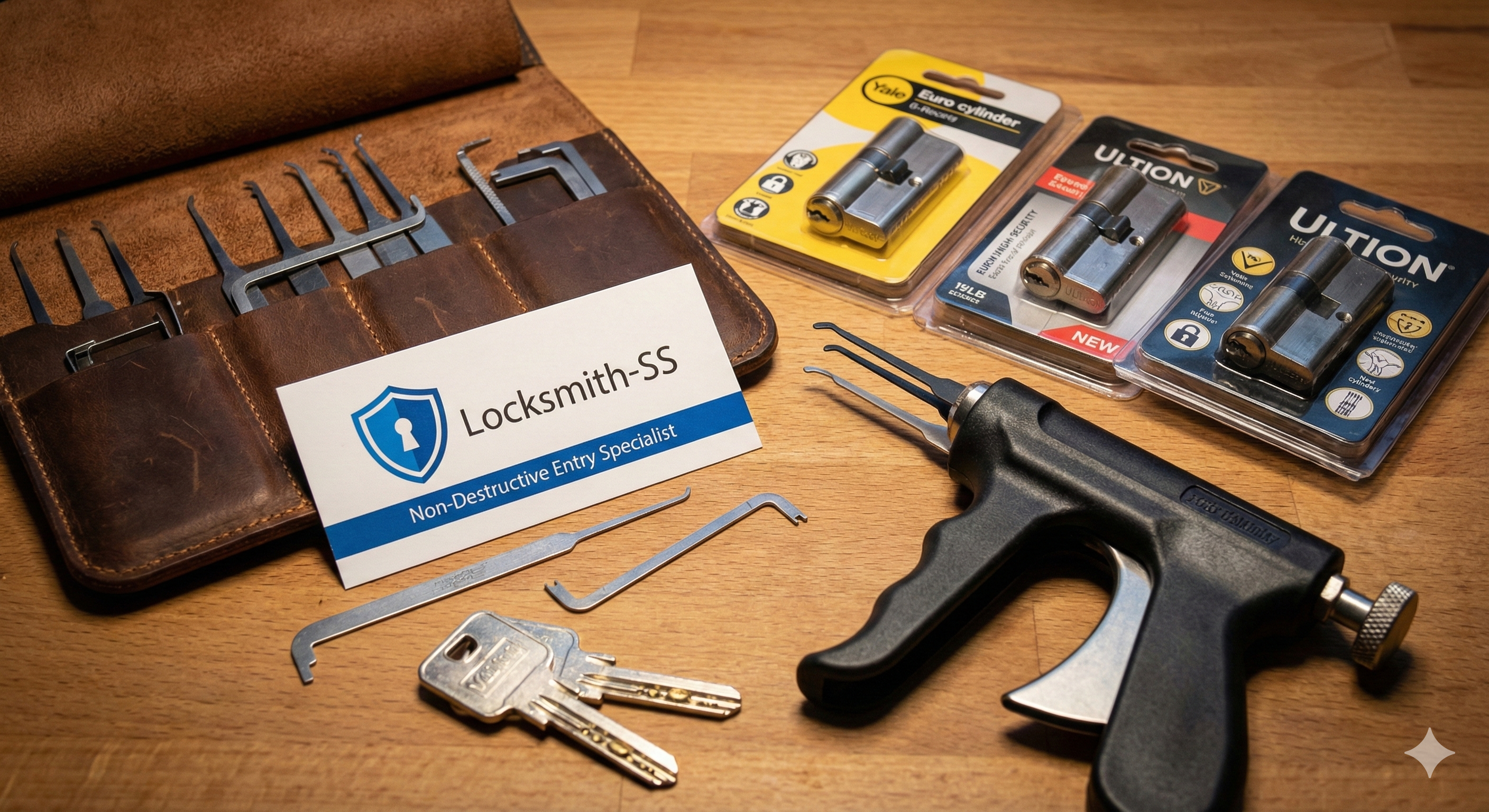 Non-destructive locksmith tools